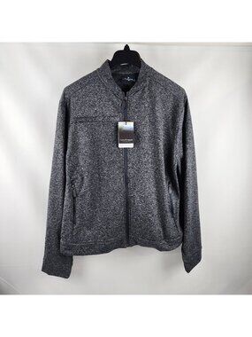 Fossa Apparel Jacket Womens 3XL Ladies Morpheus Zip Up Charcoal Gray NWT